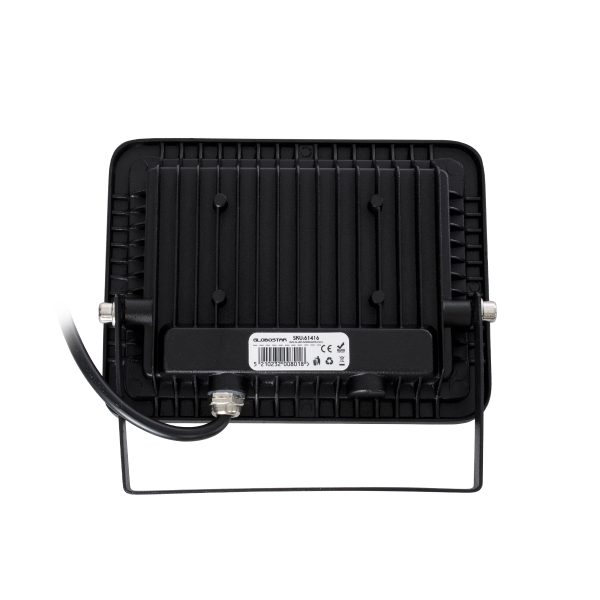 ATLAS 61417 Επαγγελματικός Προβολέας LED 30W 3600lm 120° AC 220-240V - Αδιάβροχος IP67 - Μ16 x Π2.5 x Υ12.5cm - Μαύρο - Φυσικό Λευκό 4500K - LUMILEDS Chips - TÜV Rheinland Certified - 5 Years Warranty - Image 4