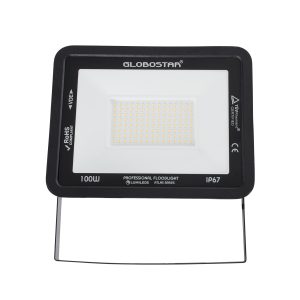 ATLAS 61427 Επαγγελματικός Προβολέας LED 100W 11500lm 120° AC 220-240V – Αδιάβροχος IP67 – Μ27 x Π4 x Υ21cm – Μαύρο – Θερμό Λευκό 2700K – LUMILEDS Chips – TÜV Rheinland Certified – 5 Years Warranty