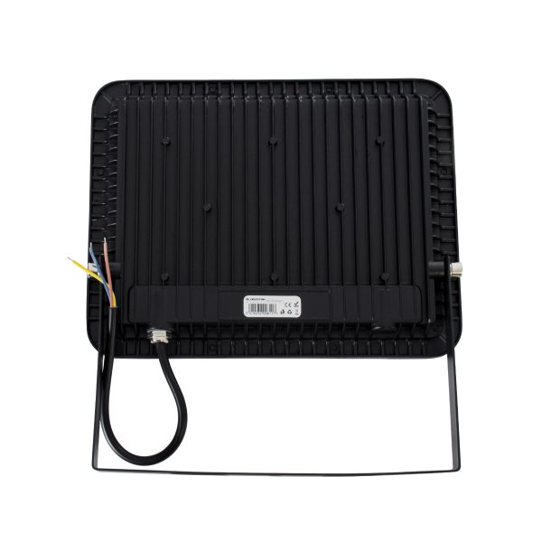 ATLAS 61427 Επαγγελματικός Προβολέας LED 100W 11500lm 120° AC 220-240V - Αδιάβροχος IP67 - Μ27 x Π4 x Υ21cm - Μαύρο - Θερμό Λευκό 2700K - LUMILEDS Chips - TÜV Rheinland Certified - 5 Years Warranty - Image 4