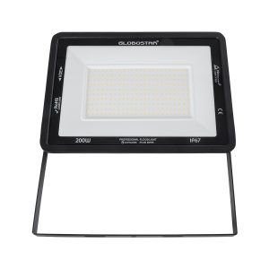 ATLAS 61433 Επαγγελματικός Προβολέας LED 200W 23000lm 120° AC 220-240V – Αδιάβροχος IP67 – Μ38 x Π4 x Υ28cm – Μαύρο – Θερμό Λευκό 2700K – LUMILEDS Chips – TÜV Rheinland Certified – 5 Years Warranty