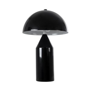 URANUS-S 61449 Μοντέρνο Επιτραπέζιο Φωτιστικό Πορτατίφ Δίφωτο 2 x E27 IP20 Μαύρο & Λευκό Μέταλλο – Μ25 x Π25 x Υ39cm