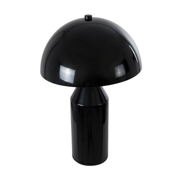 URANUS-S 61449 Μοντέρνο Επιτραπέζιο Φωτιστικό Πορτατίφ Δίφωτο 2 x E27 IP20 Μαύρο & Λευκό Μέταλλο - Μ25 x Π25 x Υ39cm - Image 4
