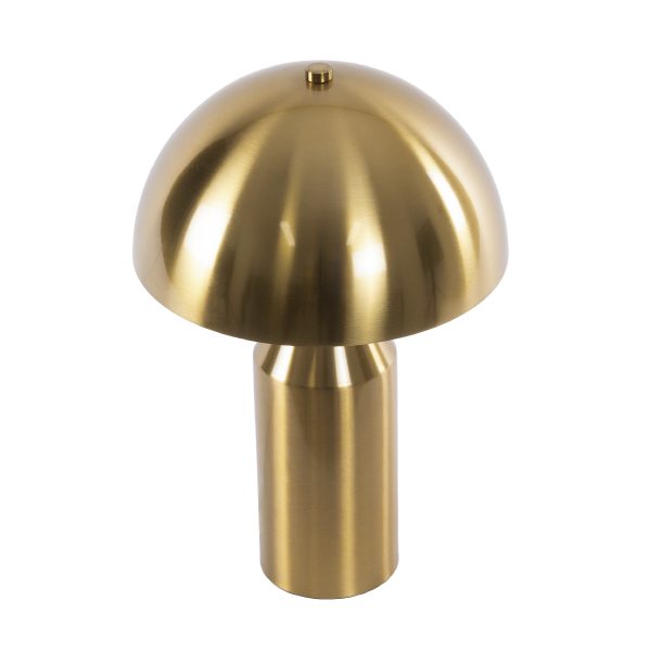 URANUS-S 61451 Μοντέρνο Επιτραπέζιο Φωτιστικό Πορτατίφ Δίφωτο 2 x E27 IP20 Χρυσό & Λευκό Μέταλλο - Μ25 x Π25 x Υ39cm - Image 3