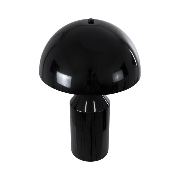URANUS-M 61453 Μοντέρνο Επιτραπέζιο Φωτιστικό Πορτατίφ Δίφωτο 2 x E27 Μαύρο & Λευκό Μέταλλο - Μ35 x Π35 x Υ54cm - Image 4