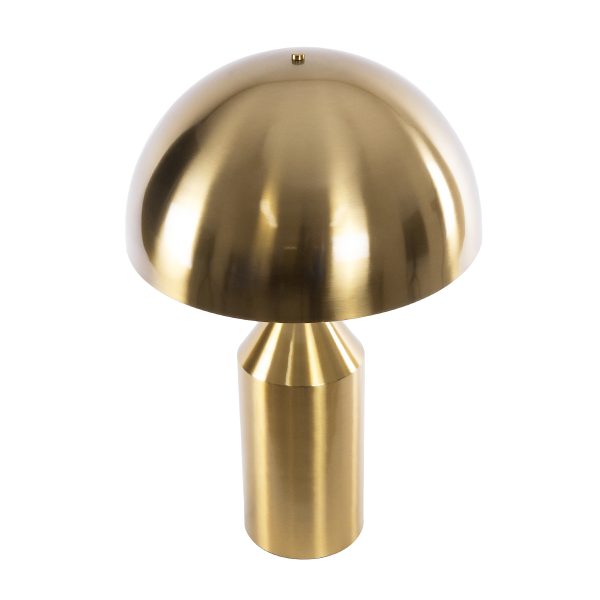 URANUS-L 61459 Μοντέρνο Επιτραπέζιο Φωτιστικό Πορτατίφ Δίφωτο 2 x E27 IP20 Χρυσό & Λευκό Μέταλλο - Μ50 x Π50 x Υ77cm - Image 3