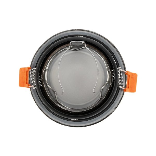 SIGMA 61461 Χωνευτή Στρόγγυλη Βάση Σποτ Οροφής/Μπάνιου για Λάμπα MR16/GU10 Αδιάβροχο IP65 - Νίκελ Βούρτσας Αλουμίνιο & Λευκό Γυαλί - Φ8.5 x Υ4.4cm / Q7.5cm - Image 3