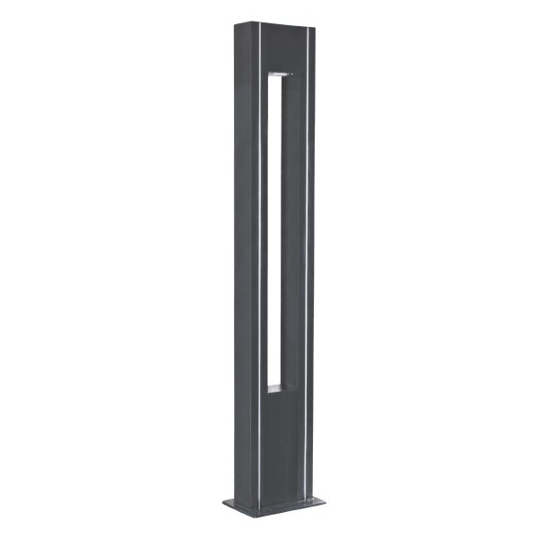 MERIDA 61513 Urban Light Φωτιστικό Πάρκου - Πλατείας - Κήπου Ύψους 2 μέτρων LED 40W 5440lm 60° AC100-240VAC IP67 IK09 - Μ32 x Π13 x Υ200cm - Anthracite Grey - Φυσικό Λευκό 4000K - LUMILEDS - MEAN WELL DRIVER - 5 Years Warranty - Image 2