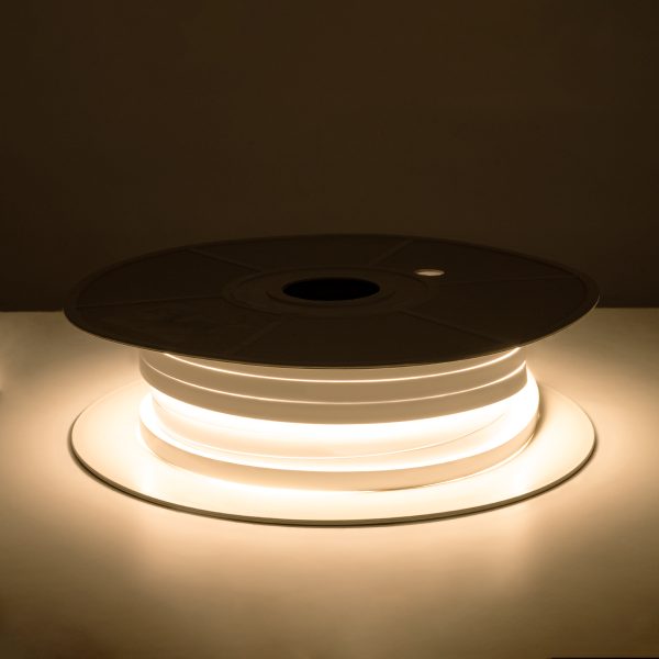 NEONPRO 61527 Professional Neon Flex LED 10W/m 1200lm/m 120° DC 48V Αδιάβροχη IP68 - 120 x SMD 2835 LED Chip/Μέτρο - Dimmable - Μ100 x Π6 x Υ1.2cm - Θερμό Λευκό 2700K - LUMILEDS High Efficiency Chips - 6 Χρόνια Εγγύηση - Image 4