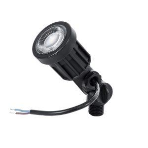 GARDENINI 61543 Καρφωτό Φωτιστικό Σποτ Κήπου LED 5W 650lm 38° DC 24V IP68 Υψηλής Αντοχής ABS IK06 Φ5.5 x Υ13.5cm – Θερμό Λευκό 2700K Dimmable – Μαύρο – Bridgelux Chip – 3 Years Warranty