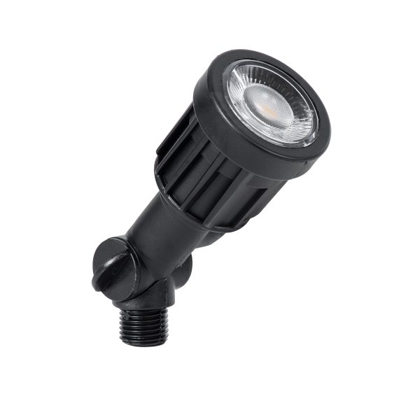 GARDENINI 61543 Καρφωτό Φωτιστικό Σποτ Κήπου LED 5W 650lm 38° DC 24V IP68 Υψηλής Αντοχής ABS IK06 Φ5.5 x Υ13.5cm - Θερμό Λευκό 2700K Dimmable - Μαύρο - Bridgelux Chip - 3 Years Warranty - Image 3