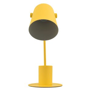 PENCASE 61567 Μοντέρνο Επιτραπέζιο Φωτιστικό Πορτατίφ Μονόφωτο 1 x E27 IP20 Κίτρινο Μέταλλο – Μ12 x Π15 x Υ38cm