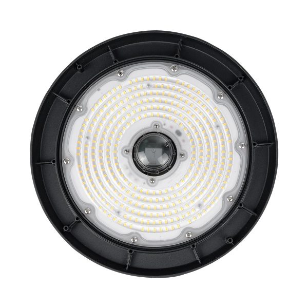 INDUSTRY 61706 Βιομηχανικό Φωτιστικό Καμπάνα High Bay UFO Τεχνολογίας Smart Group Linkable Control System 2.4Ghz με Αισθητήρα Κίνησης Microwave LED 200W 30000lm SDCM<5 90° AC 85-265V Αδιάβροχο IP65 IK08 Φυσικό Λευκό 5000K - 338 x Sanan Opto SMD Chip &a - Image 5