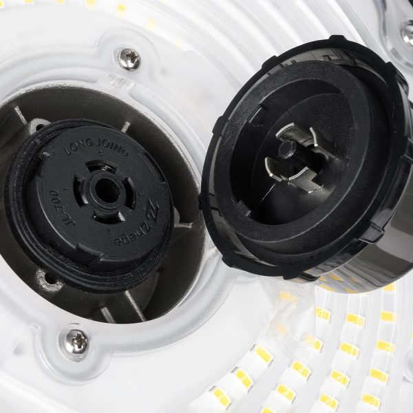 INDUSTRY-CAP 61707 Κάλυμμα με Zhaga Socket για τα Βιομηχανικά Φωτιστικά Καμπάνες High Bay UFO Τεχνολογίας Smart Group Linkable Control System 2.4Ghz Αδιάβροχο IP65 Μαύρο Πλαστικό ABS - Μ5 x Π5 x Υ3.5cm - Image 5