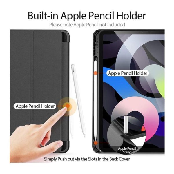 Θήκη TPU Flip Shock Proof Dux Ducis Domo Apple iPad 10.2'' 2019/ 2020/ 2021 Μαύρο - Image 5