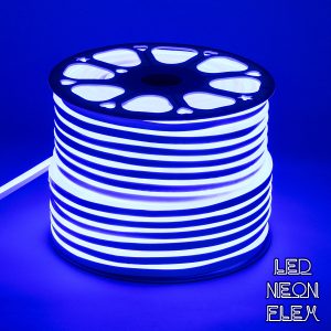 70575 OVALE 120° Degree Neon Flex Epistar LED SMD 2835 1m 12W/m 120LED/m 840lm/m 120° DC 230V Αδιάβροχη IP68 Μπλε Dimmable