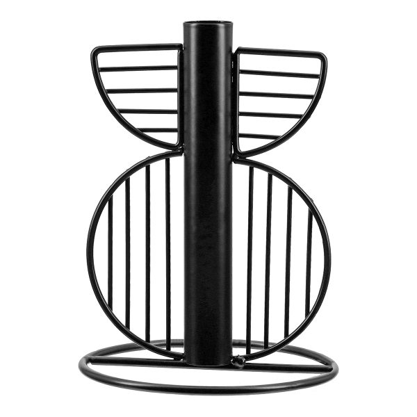 Κηροπήγιο "Black&White" Metal Black White 4 τμχ. Ποικιλία D115X16Cm D115X16Cm - Image 5