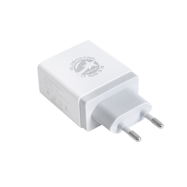 69997 Φορτιστής Πρίζας Charger 4 x Type-A USB Port DC 5V 5.1A Max 5W - Image 2