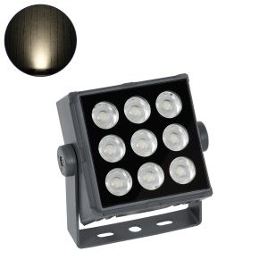 FLOOD-TINY 90369 Προβολέας Σποτ Wall Washer LED 27W 2565lm 3° DC 24V Αδιάβροχο IP65 Φυσικό Λευκό 4500K Dimmable – Γκρι Ανθρακί – Μ13.8 x Π16.4 x Υ7cm – 3 Χρόνια Εγγύηση