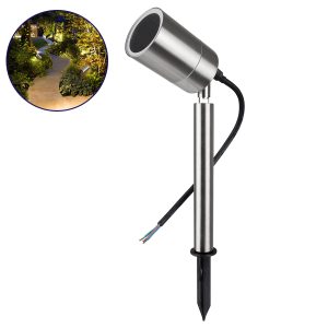 75580 Προβολάκι Κήπου Καρφωτό 1xGU10 STAINLESS STEEL Αδιάβροχο IP67