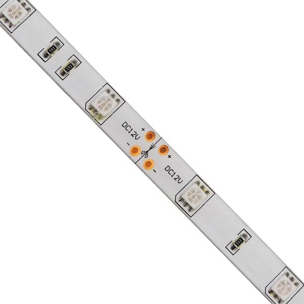 70115 Ταινία LED SMD 5050 5m 7.2W/m 30LED/m 727lm/m 120° DC 12V Αδιάβροχη IP65 Πράσινο - Image 2
