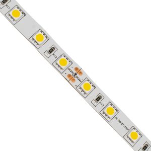 70222 Ταινία LED SMD 5050 5m 14.4W/m 60LED/m 1648lm/m 120° DC 24V IP20 Θερμό Λευκό 3000K – 5 Χρόνια Εγγύηση