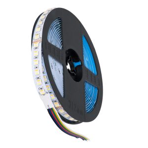 70264 Ταινία LED SMD 5050 RGBW + WW 5in1 5m 36W/m 72LED/m 120° DC 24V IP20 3600lm/m Πολύχρωμη RGB – Ψυχρό Λευκό 6000K – Φυσικό Λευκό 4500K – Θερμό Λευκό 2700K – 5 Χρόνια Εγγύηση