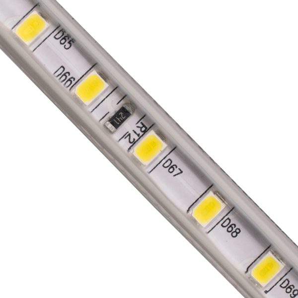 70501 Slim Ταινία Μονής Σειράς Epistar LED SMD 2835 1m 12W/m 96LED/m 1644lm/m 120° DC 230V Αδιάβροχη IP68 Φυσικό Λευκό 4500K Dimmable - Image 3