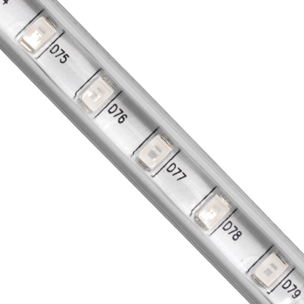 70504 Slim Ταινία Μονής Σειράς Epistar LED SMD 2835 1m 12W/m 96LED/m 1572lm/m 120° DC 230V Αδιάβροχη IP68 Κόκκινο Dimmable - Image 3