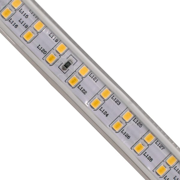 70513 Wide Ταινία Διπλής Σειράς Epistar LED SMD 2835 1m 24W/m 180LED/m 3144lm/m 120° DC 230V Αδιάβροχη IP68 Ultra Θερμό Λευκό 2200K Dimmable - Image 3