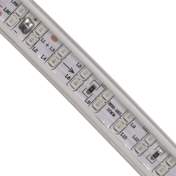 70515 Wide Ταινία Διπλής Σειράς Epistar LED SMD 2835 1m 24W/m 180LED/m 3144lm/m 120° DC 230V Αδιάβροχη IP68 Πράσινο Dimmable - Image 3
