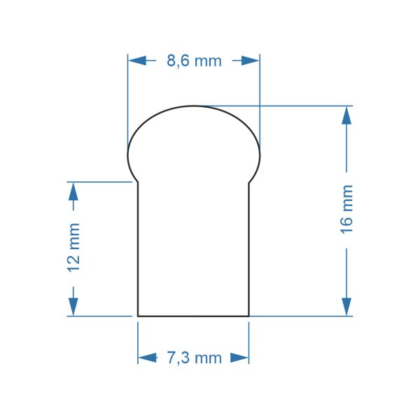 70567 OVALE 120° Degree Neon Flex Epistar LED SMD 2835 1m 12W/m 120LED/m 840lm/m 120° DC 24V Αδιάβροχη IP68 Ροζ Dimmable - Image 3