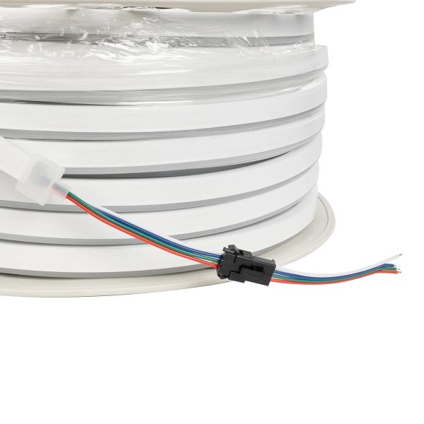 70568 OVALE 120° Degree Neon Flex Epistar LED SMD 5050 1m 18W/m 60LED/m 1260lm/m 120° DC 24V Αδιάβροχη IP68 RGB Dimmable - Image 3