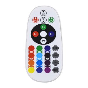 70625 RGB Controller με Ασύρματο Χειριστήριο IR – Μεταλλάκτης Τροφοδοσίας AC/DC 230V Αδιάβροχος IP65 για OVALE 120° Degree Neon Flex LED RGB 4 Pin Max 1500W – Έως 100 Μέτρα