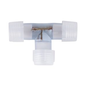 70660 Σύνδεσμος T για Μονόχρωμο Φωτοσωλήνα LED 360° Degree DC 230V 2 Pin Αδιάβροχος IP68