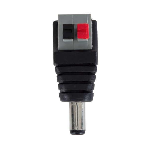 70677 Βύσμα Τροφοδοσίας DC Αρσενικό - Male Jack Connector σε Κλέμα Πατητή Ταχείας Σύνδεσης L4.1 x W1.5 x H2cm - Image 3