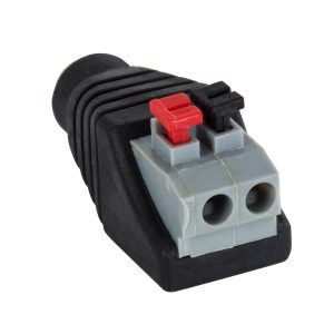 70678 Βύσμα Τροφοδοσίας DC Θηλυκό – Female Jack σε Κλέμα Πατητή Ταχείας Σύνδεσης L3.8 x W1.5 x H2cm