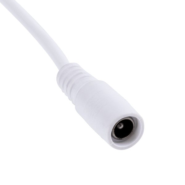 70681 Καλώδιο Διακόπτης ON/OFF DC 12-24V 180cm από Jack Male 2.1x5.5mm σε Female 2.1x5.5mm Λευκό L185 x W1.9 x H1.5cm - Image 3