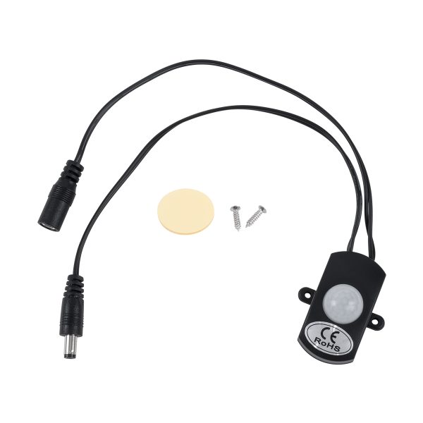 70693 Mini Αισθητήρας Modular με Καλώδιο In-Out 5.5*2.1 & PIR Ανιχνευτή-Αισθητήρα Κίνησης 360° 3m Motion Sensor 30 sec Delay DC 12-24V Max 144W Μ30 x Π4 x Υ2.3cm - Image 5