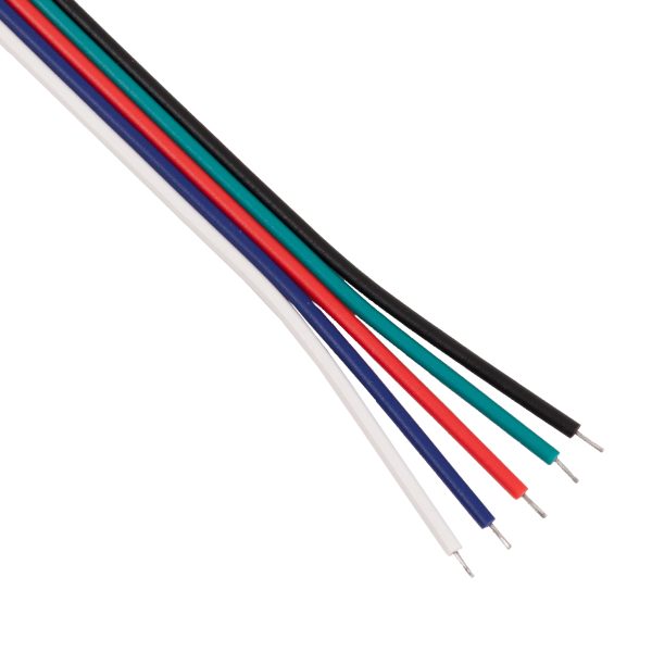 70696 RGB+W Connector με 15cm Καλώδιο 5 PIN - Image 3