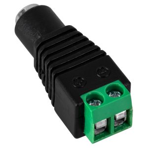 70703 Βύσμα Τροφοδοσίας DC Θηλυκό – Female Jack Connector σε Κλέμα 5.5 x 2.1mm