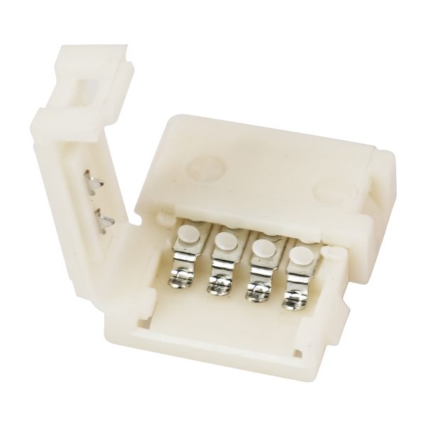 70712 Ταχυσύνδεσμος 2 Ταινιών LED RGB - I Connector για Όλες τις LED Ταινίες DC-12-24V 10mm RGB - Image 2