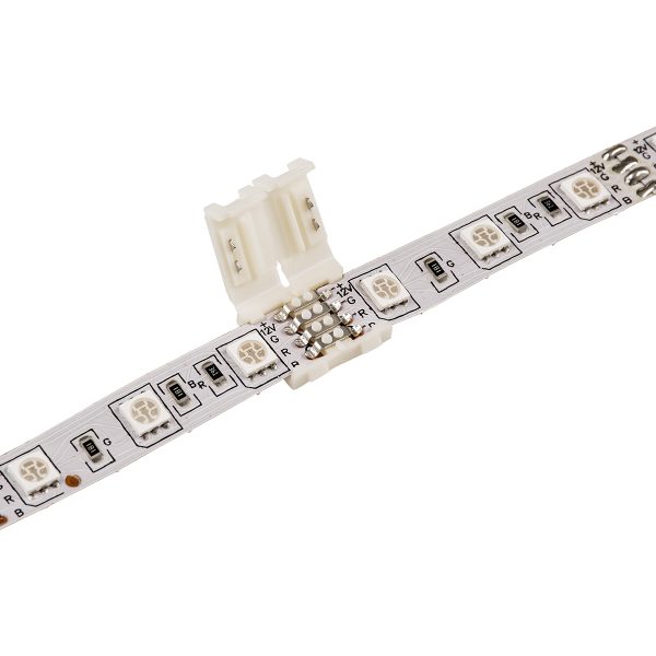 70712 Ταχυσύνδεσμος 2 Ταινιών LED RGB - I Connector για Όλες τις LED Ταινίες DC-12-24V 10mm RGB - Image 4