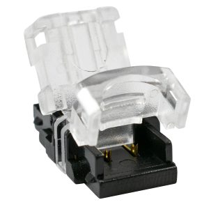 70716 Αδιάβροχος Ταχυσύνδεσμος Ένωσης IP65 – Strip To Cable Connector για Ένωση 1 x Μονόχρωμης Αδιάβροχης Ταινίας LED Πλάτους 8mm με 1 x Καλώδιο Τροφοδοσίας