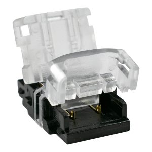 70718 Ταχυσύνδεσμος Ένωσης IP20 – Strip To Cable Connector για Ένωση 1 x Μονόχρωμης Ταινίας LED Πλάτους 10mm με 1 x Καλώδιο Τροφοδοσίας