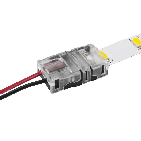 70718 Ταχυσύνδεσμος Ένωσης IP20 - Strip To Cable Connector για Ένωση 1 x Μονόχρωμης Ταινίας LED Πλάτους 10mm με 1 x Καλώδιο Τροφοδοσίας - Image 4
