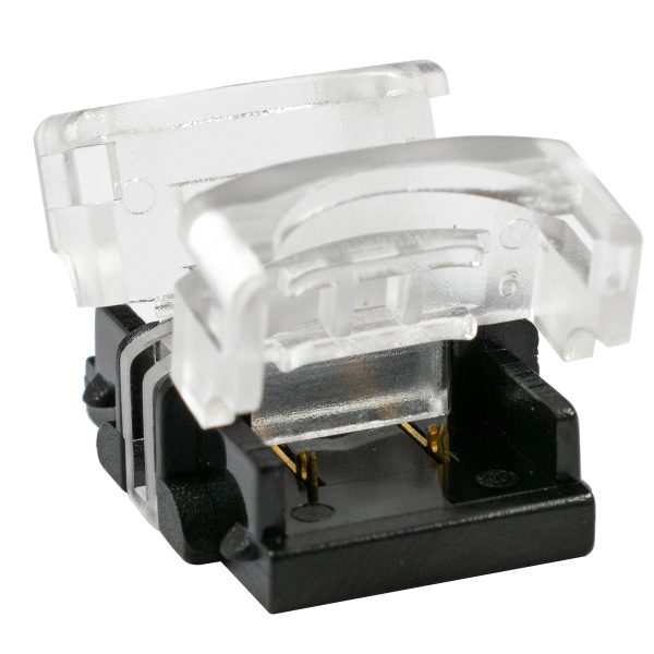 70719 Αδιάβροχος Ταχυσύνδεσμος Ένωσης IP65 - Strip To Strip Connector για Ένωση 2 x Μονόχρωμες Αδιάβροχες Ταινίες LED Πλάτους 10mm - Image 2
