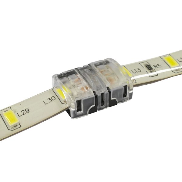 70719 Αδιάβροχος Ταχυσύνδεσμος Ένωσης IP65 - Strip To Strip Connector για Ένωση 2 x Μονόχρωμες Αδιάβροχες Ταινίες LED Πλάτους 10mm - Image 3