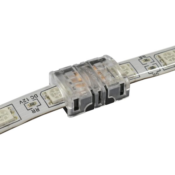 70723 Αδιάβροχος Ταχυσύνδεσμος Ένωσης IP65 - Strip To Strip Connector για Ένωση 2 x RGB Αδιάβροχες Ταινίες LED Πλάτους 10mm - Image 3