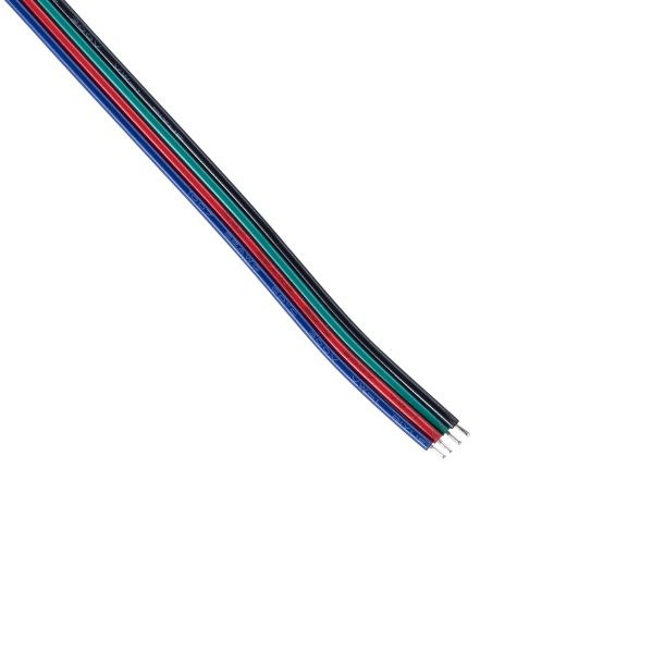 70730 Μονός Connector Ατερμάτιστος με 15cm Καλώδιο για Όλες τις RGB Ταινίες LED 10mm - Image 4