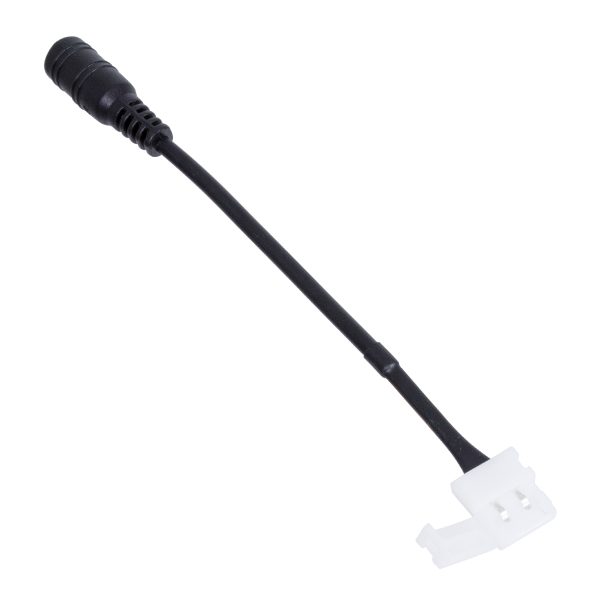 70740 Ταχυσύνδεσμος Τροφοδοσίας IP20 - Strip To Power Connector 5.5*2.1 για Ένωση 1 x Μονόχρωμη Ταινία LED Πλάτους 10mm - Image 2
